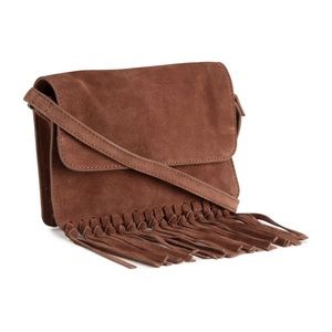 H&M Suede Shoulder Bag
